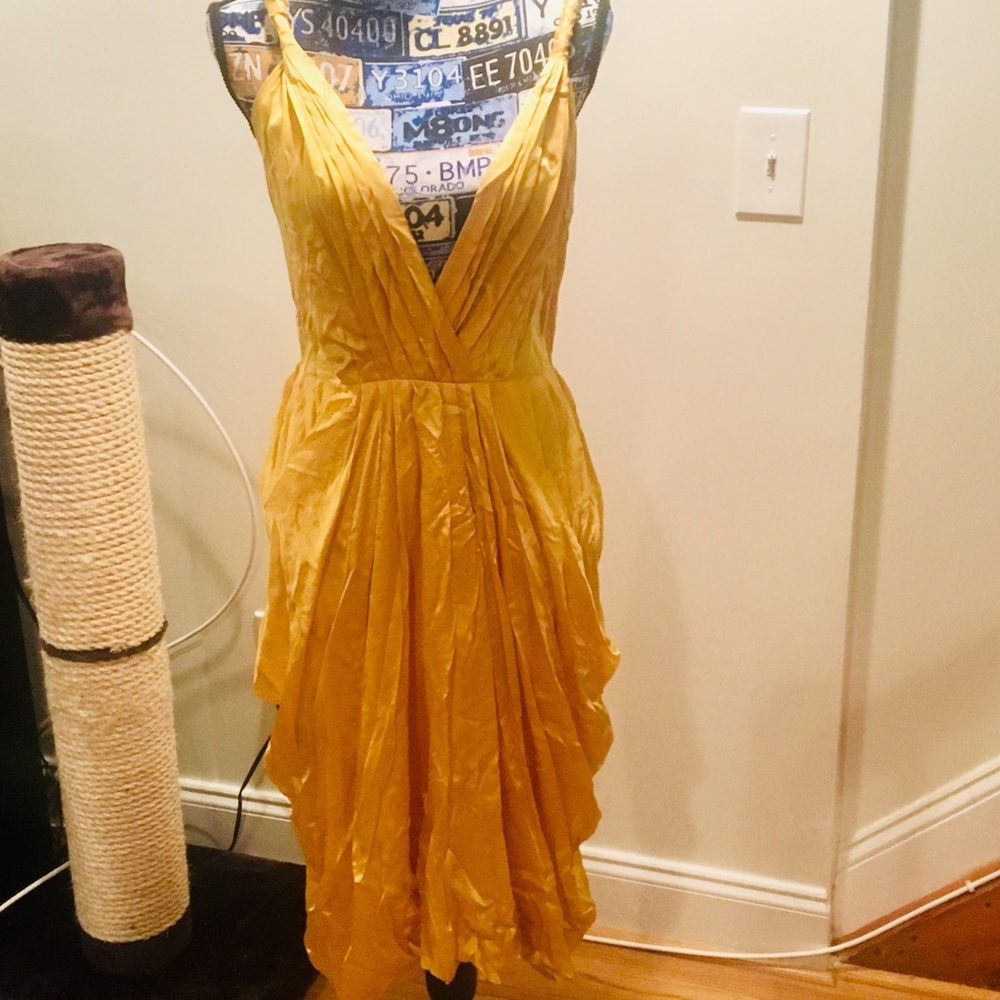 Gold dress